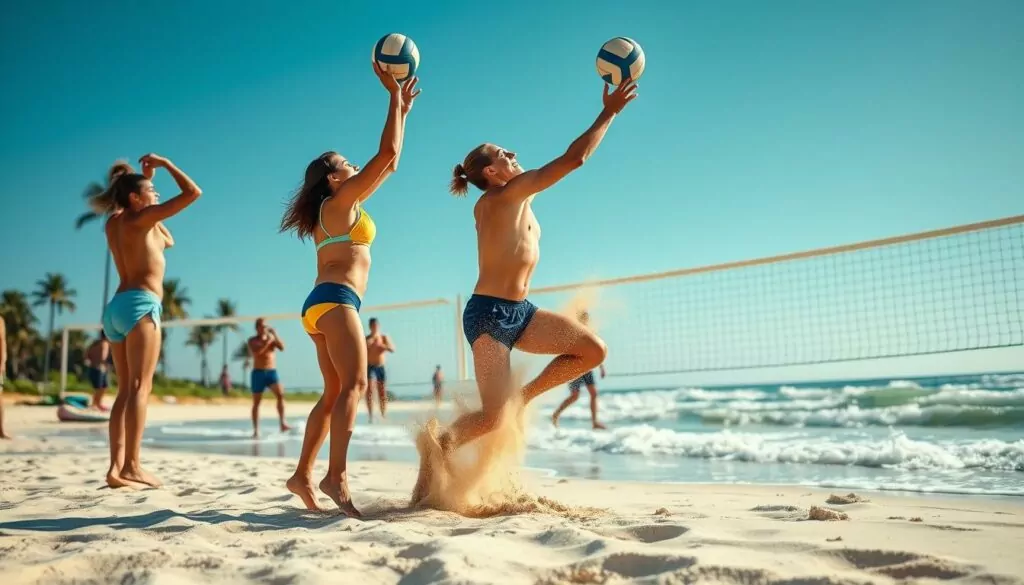 beach volleyball serving techniques