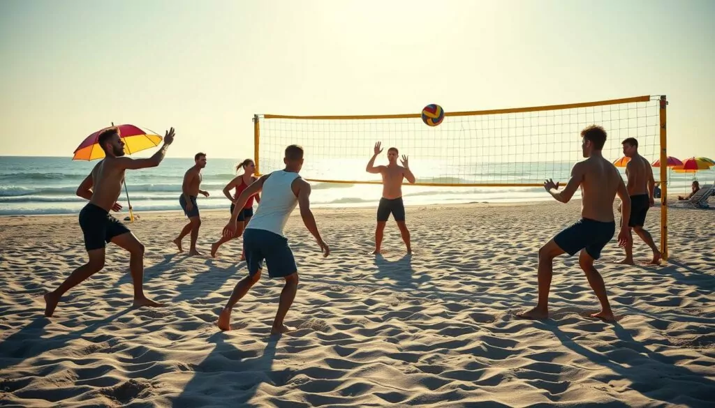 beach volleyball training