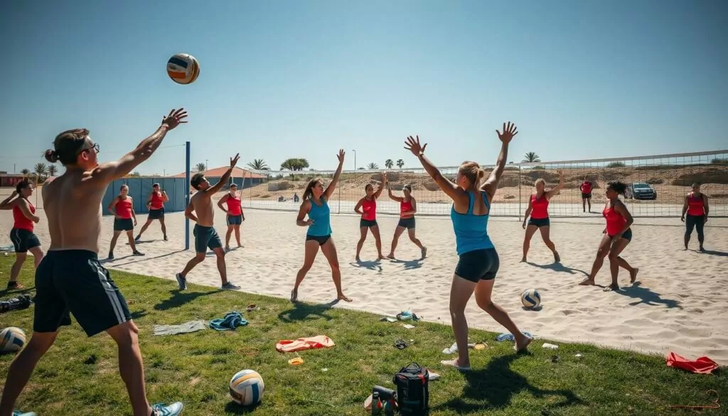 off-season training for volleyball