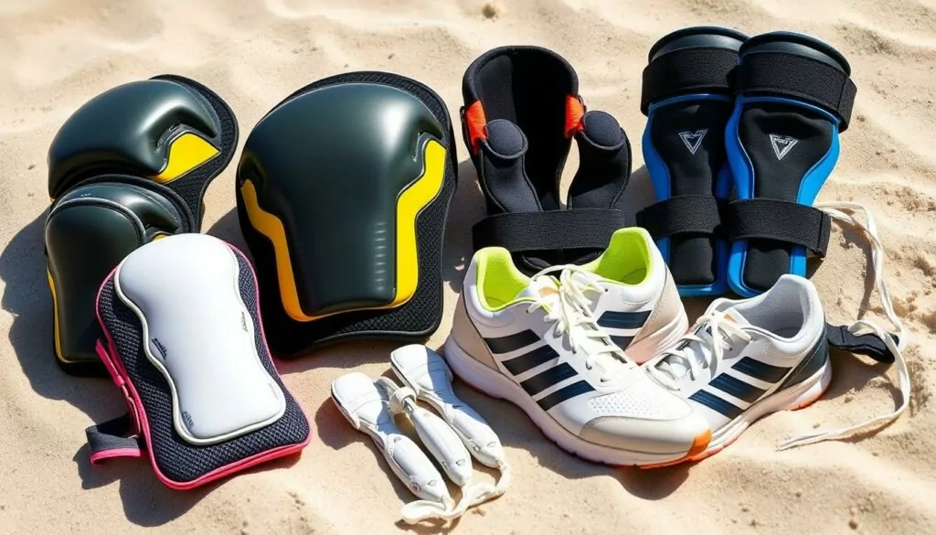 protective beach volleyball gear