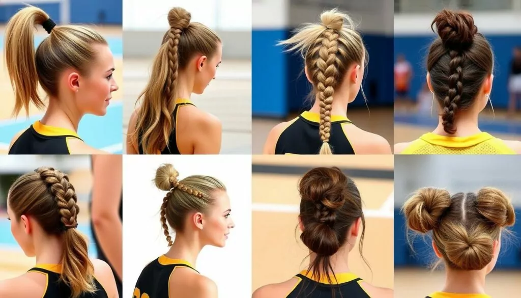 stylish volleyball hairstyles