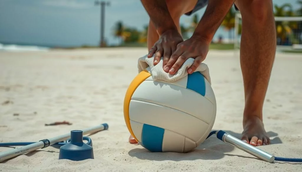 volleyball equipment maintenance