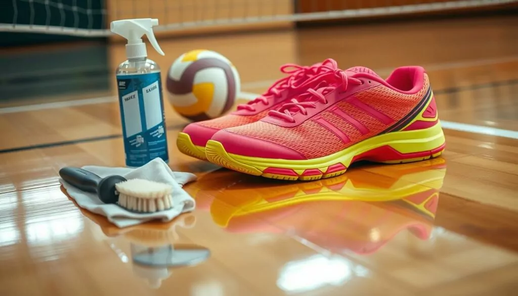 volleyball shoe care