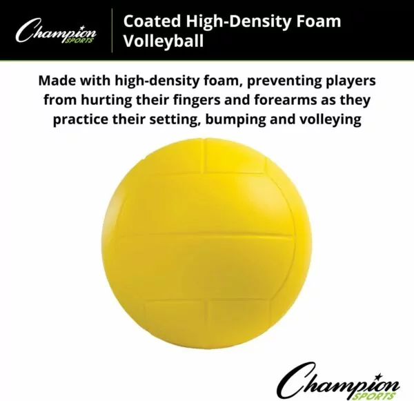 Foam Volleyball by Champion Sports: Coated High-Density Design - Image 4