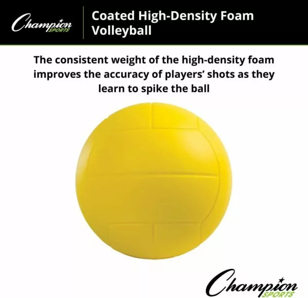 Foam Volleyball by Champion Sports: Coated High-Density Design - Image 6