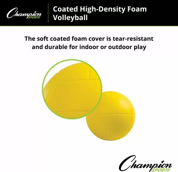 Foam Volleyball by Champion Sports: Coated High-Density Design - Image 5