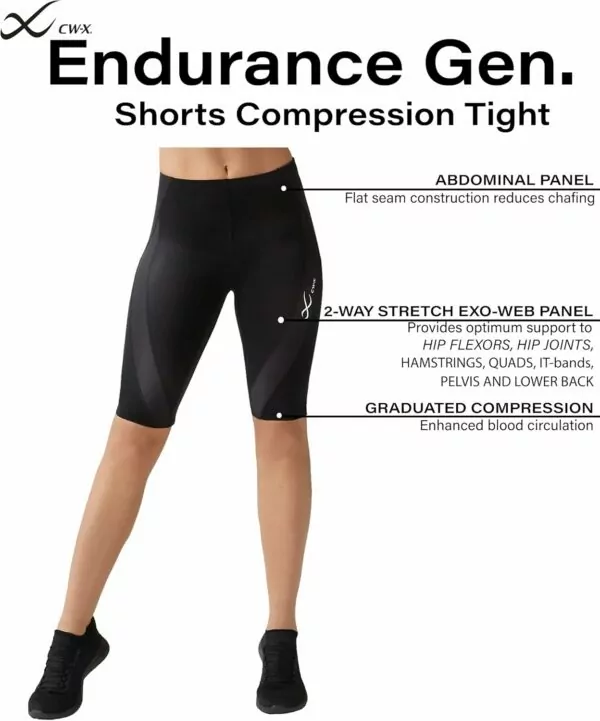 71KBEd2fCAL. AC SL1500 CW-X Women's Endurance Generator Muscle & Joint Support Compression Short