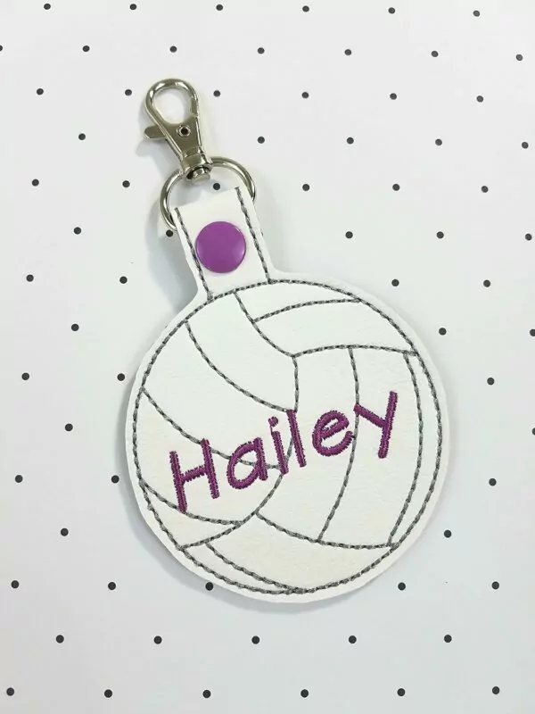 Personalized Volleyball backpack name tag-Volleyball bag tag-Volleyball party door gift-Volleyball goodie bag gift-Volleyball team gift - Image 2