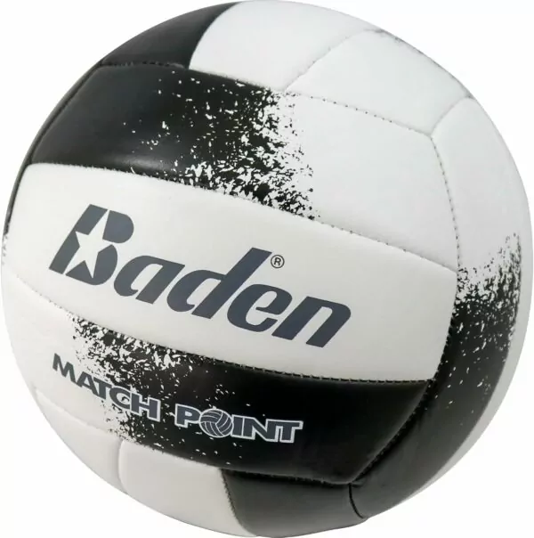 71krNoim7EL. AC SL1500 Baden Volleyball Game Point: Cushioned Synthetic Leather, Official Size 5, Outdoor Recreation, Backyard, College Camp Ball for All Ages