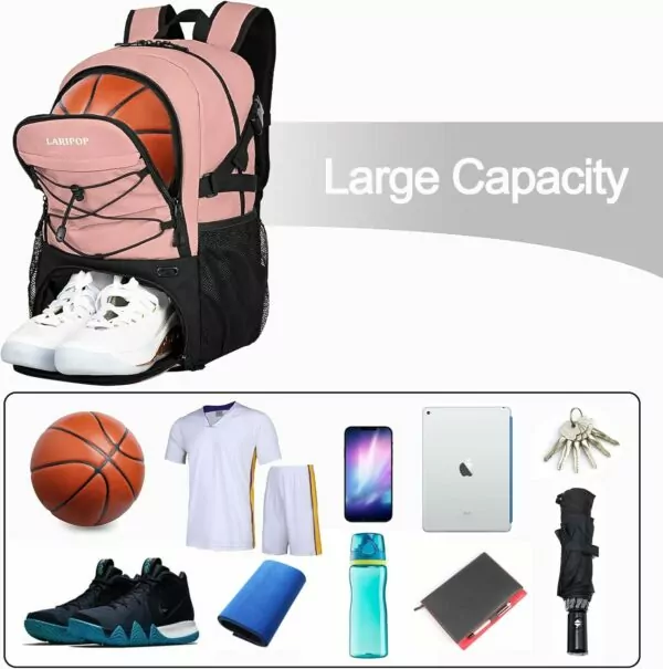 71vY4GMk70L. AC SL1500 Gifts for Men,Basketball Backpack-Christmas Stocking Stuffers for Boys and Girls,Mens Gifts,Ball