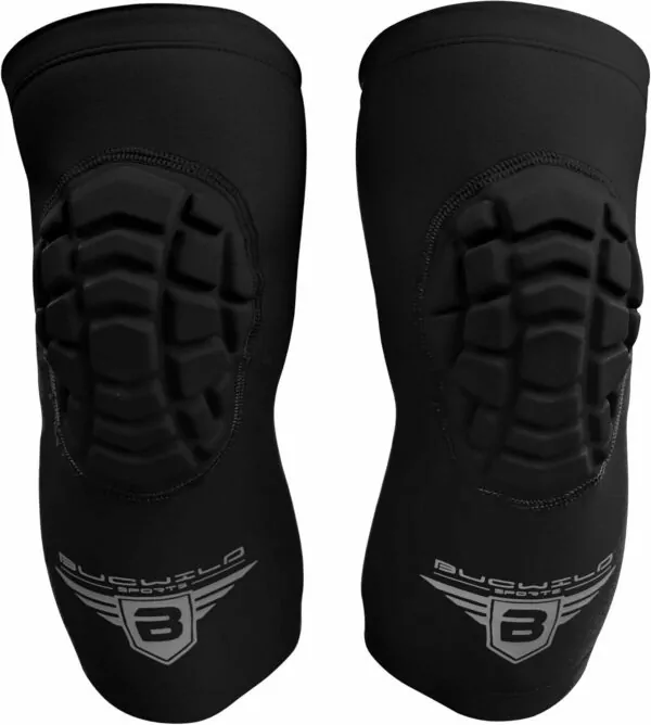 71wSuRlPNBL. AC SL1500 Bucwild Sports Compression Knee Pads for Basketball Volleyball Wrestling - Youth/Kids & Adult Sizes