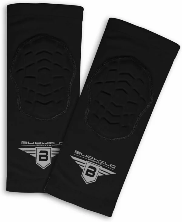 71wdlfHuwGL. AC SL1500 Bucwild Sports Compression Knee Pads for Basketball Volleyball Wrestling - Youth/Kids & Adult Sizes