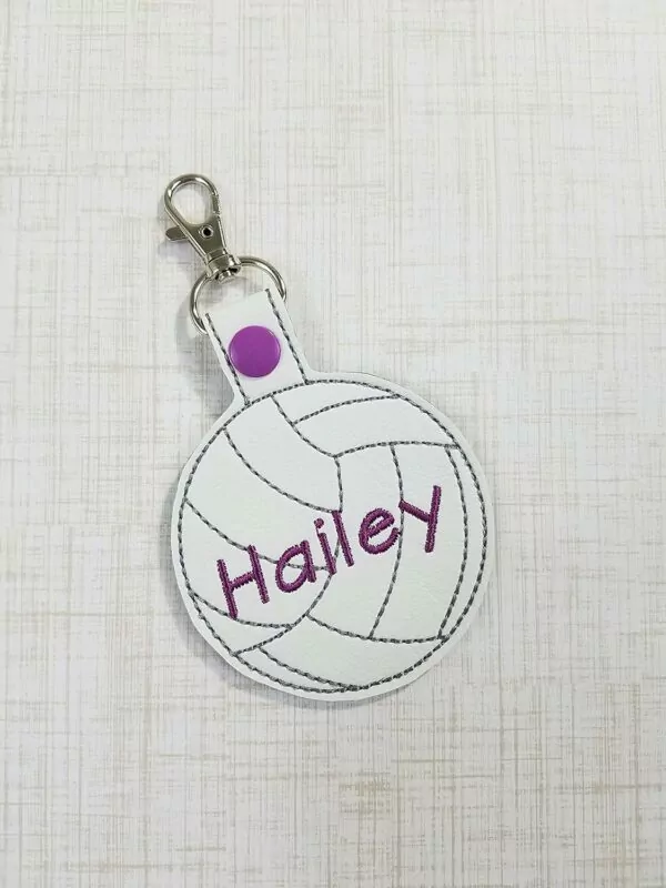 Personalized Volleyball backpack name tag-Volleyball bag tag-Volleyball party door gift-Volleyball goodie bag gift-Volleyball team gift - Image 3