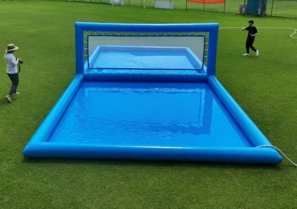 81MdeYX+U9L. AC SL1500 Water Volleyball Court 33ft Inflatable with Commercial Grade PVC - Pool Field with Beach Net, 800w Air Pump for Sport Game (33x16.5x7ft, Without Ball)