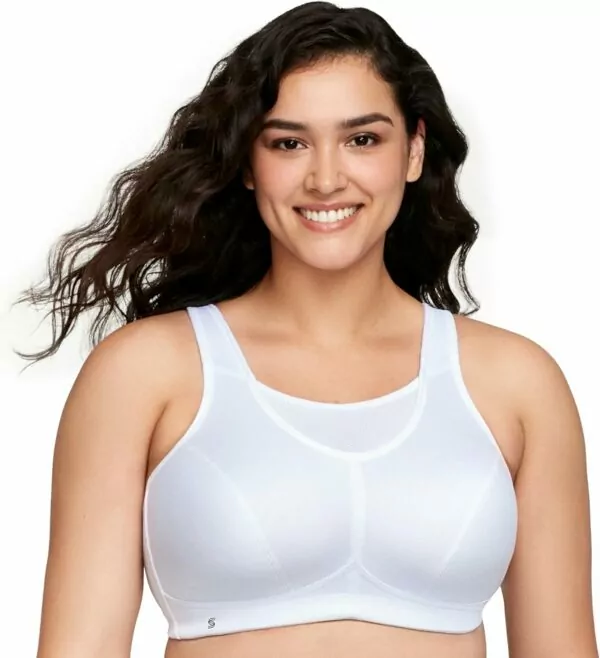 Glamorise Women's No-bounce Camisole Sports Bra Wirefree #1066