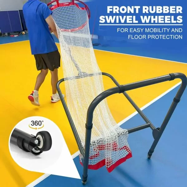 Adjustable Height Volleyball Setter Training Net for Indoor/Outdoor Use - Spiking, Serving, and Setting Practice Equipment - Image 6