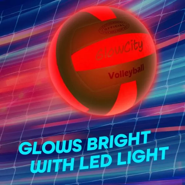 81bq1SbrAOL. AC SL1500 Glow in The Dark Volleyball GlowCity - Light Up LED Volleyball