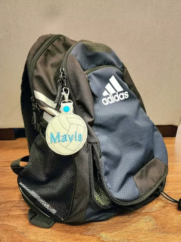 Personalized Volleyball backpack name tag-Volleyball bag tag-Volleyball party door gift-Volleyball goodie bag gift-Volleyball team gift - Image 5