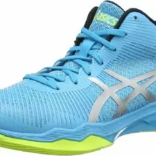 ASICS Volley Elite FF MT Womens Trainers B750N Sneakers Shoes (UK 4 US 6 EU 37, Aquarium 400)