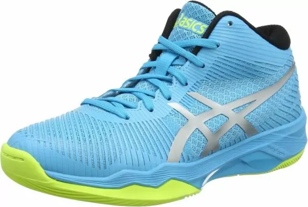 ASICS Volley Elite FF MT Womens Trainers B750N Sneakers Shoes (UK 4 US 6 EU 37, Aquarium 400)