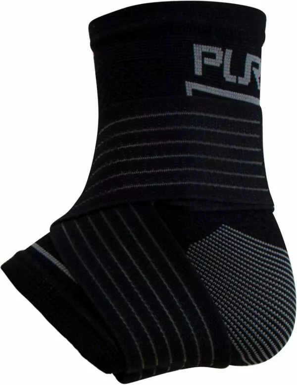 Ankle Brace Support Stabilizer – Compression Sleeve, Adjustable – Great for Running, Tennis, Sprains, Volleyball