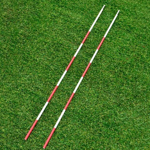 B1kI9hl45ZS. AC SL1500 Olympic & FIVB Regulation Volleyball Antennae: VERMONT Professional 5ft 11in Fiberglass Net Antennas & Sheath with Red & White Stripes