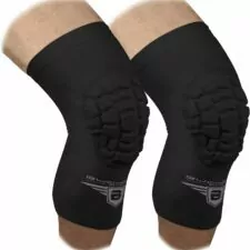 Bucwild Sports Compression Knee Pads for Basketball Volleyball Wrestling - Youth/Kids & Adult Sizes