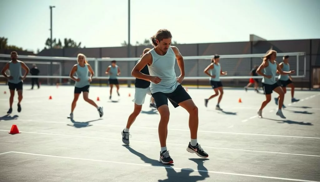 Footwork drills for volleyball