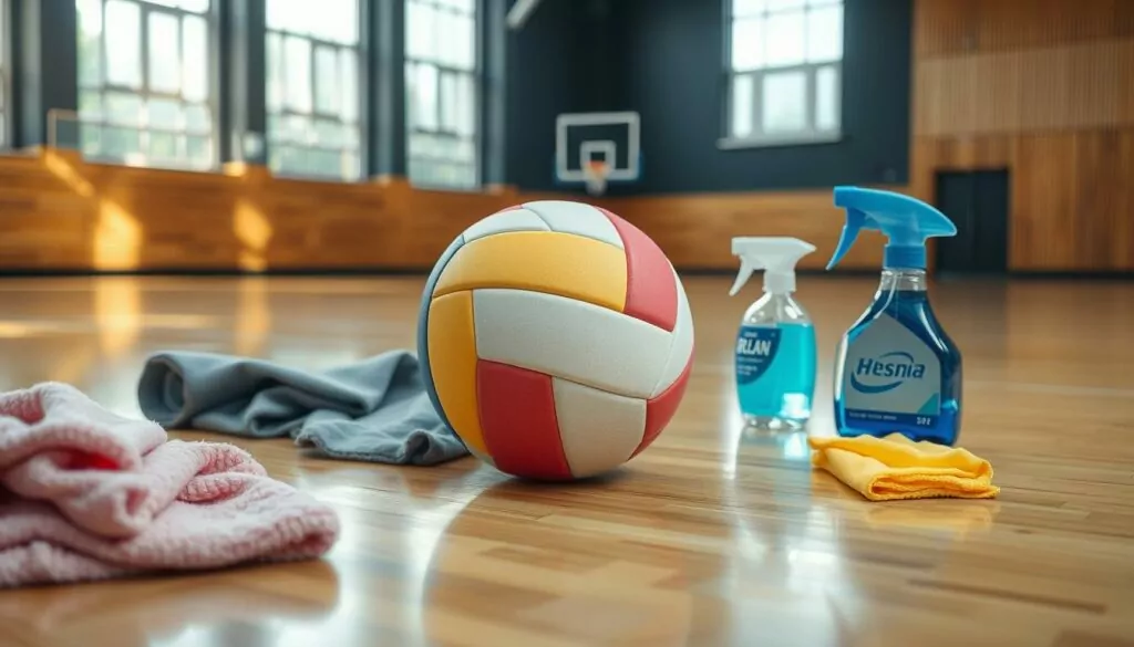 Indoor volleyball maintenance