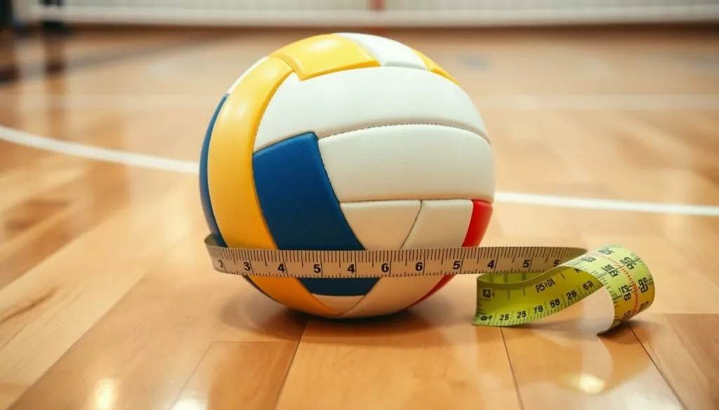 Indoor volleyball size and weight