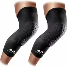 Knee Compression Sleeves: McDavid Hex Knee Pads Compression Leg Sleeve for Basketball, Volleyball, Weightlifting, and More - Pair of Sleeves