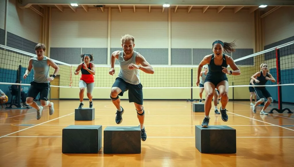 Plyometric training for volleyball