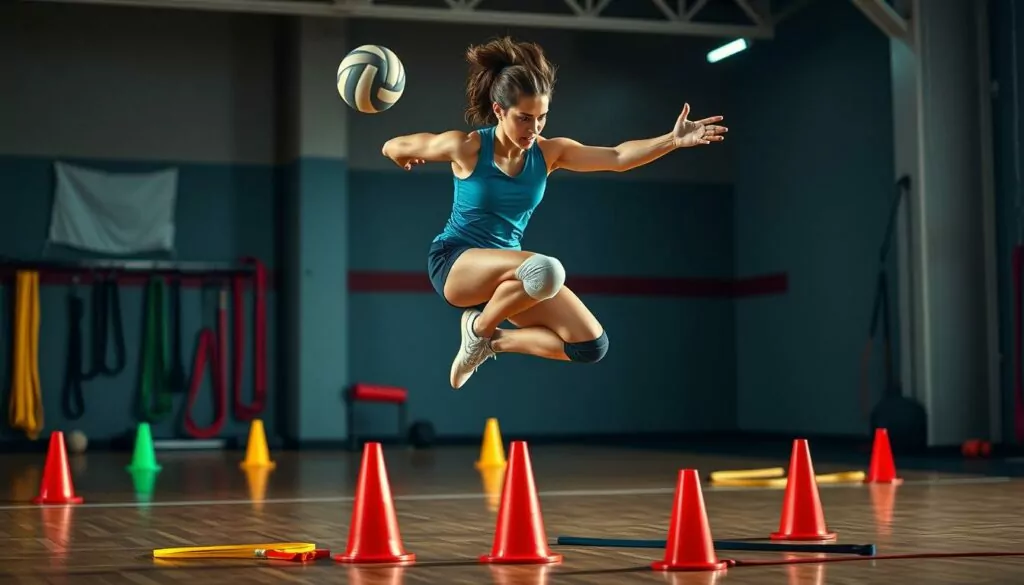 Plyometric training for volleyball