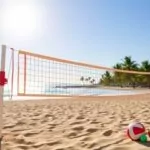 Portable volleyball net system