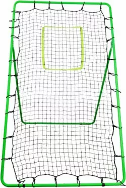 Rebounder for Backyard, 4x7ft Volleyball Rebounder Net, Angle Adjustable Rebounder, Baseball Bounce Back Net for Volleyball Baseball and Soccer Backyard Practice