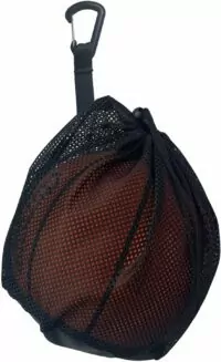 Single Ball Bag,Ball Storage Bag,Mesh Carry Bag with Zipper Pocket,Drawstring Sling Back Bag for Carrying Basketball Volleyball Soccer Football