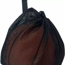 Single Ball Bag,Ball Storage Bag,Mesh Carry Bag with Zipper Pocket,Drawstring Sling Back Bag for Carrying Basketball Volleyball Soccer Football