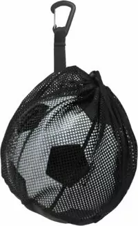 Single Ball Bag,Ball Storage Bag,Mesh Mesh Ball Bag with Zipper Pocket,Net Bag,Sport Equipment Storage Bag,Drawstring Sling Back Bag with D-rings for Carrying Basketball Soccer Volleyball Rugby