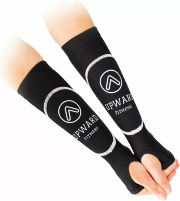 Volleyball Arm Sleeves with Passing Protection Forearm Pads and Comfortable Thumbhole Design