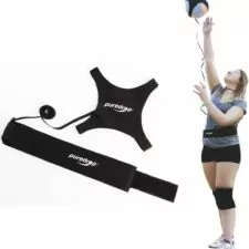 Volleyball Training Equipment Aid Great Trainer for Solo Practice of Serving Setting Spiking and arm Swings Returns The Ball After Every Swing Spike Train Pass Serve Coach