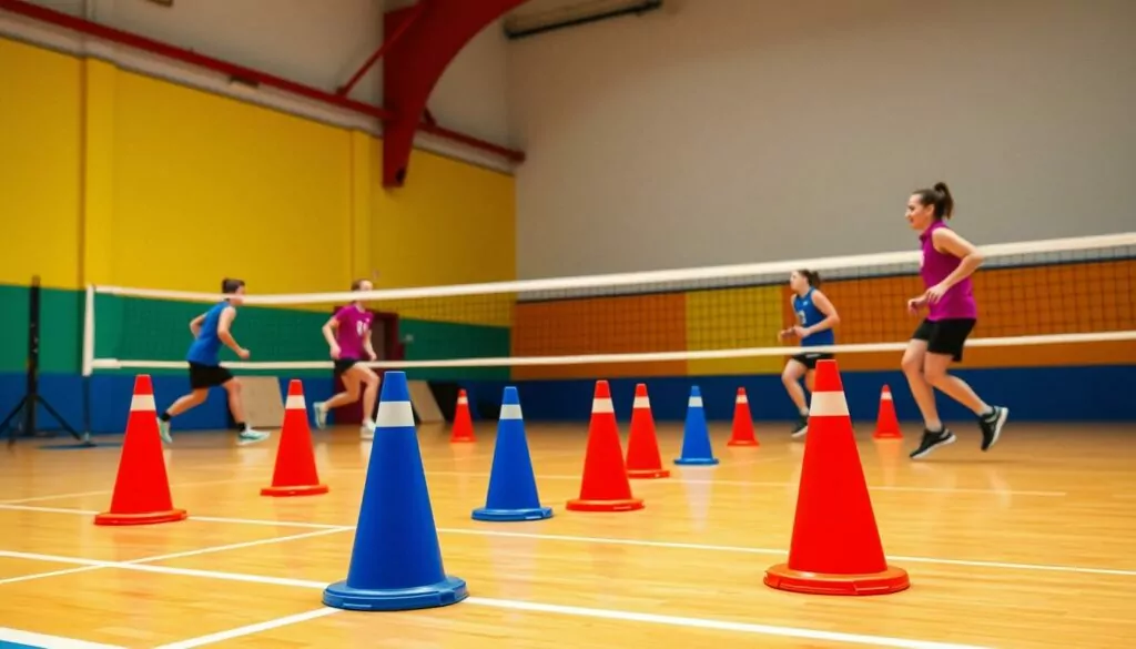 Volleyball agility drills