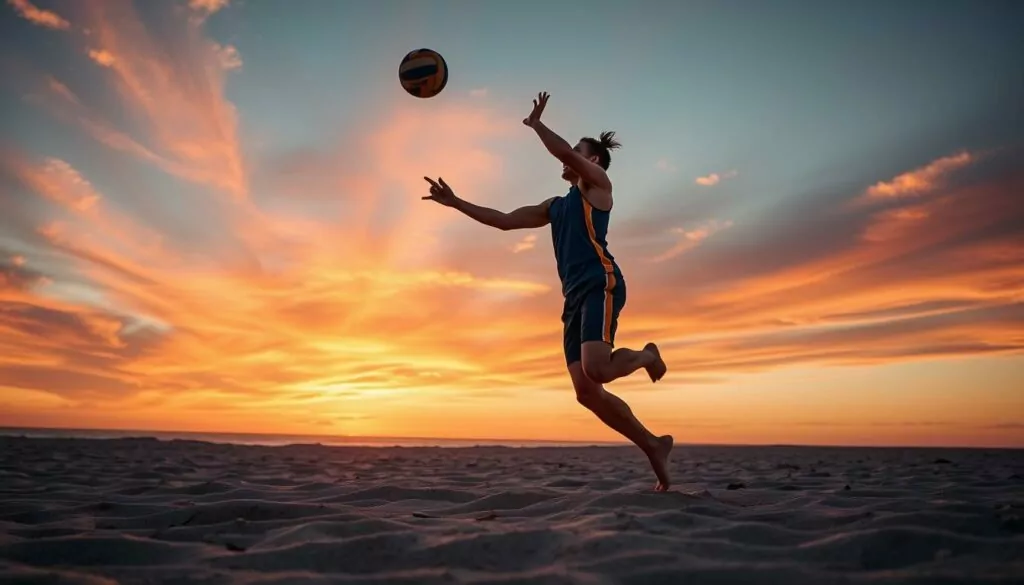 Volleyball approach and footwork techniques