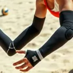 Volleyball arm and gear for men and women