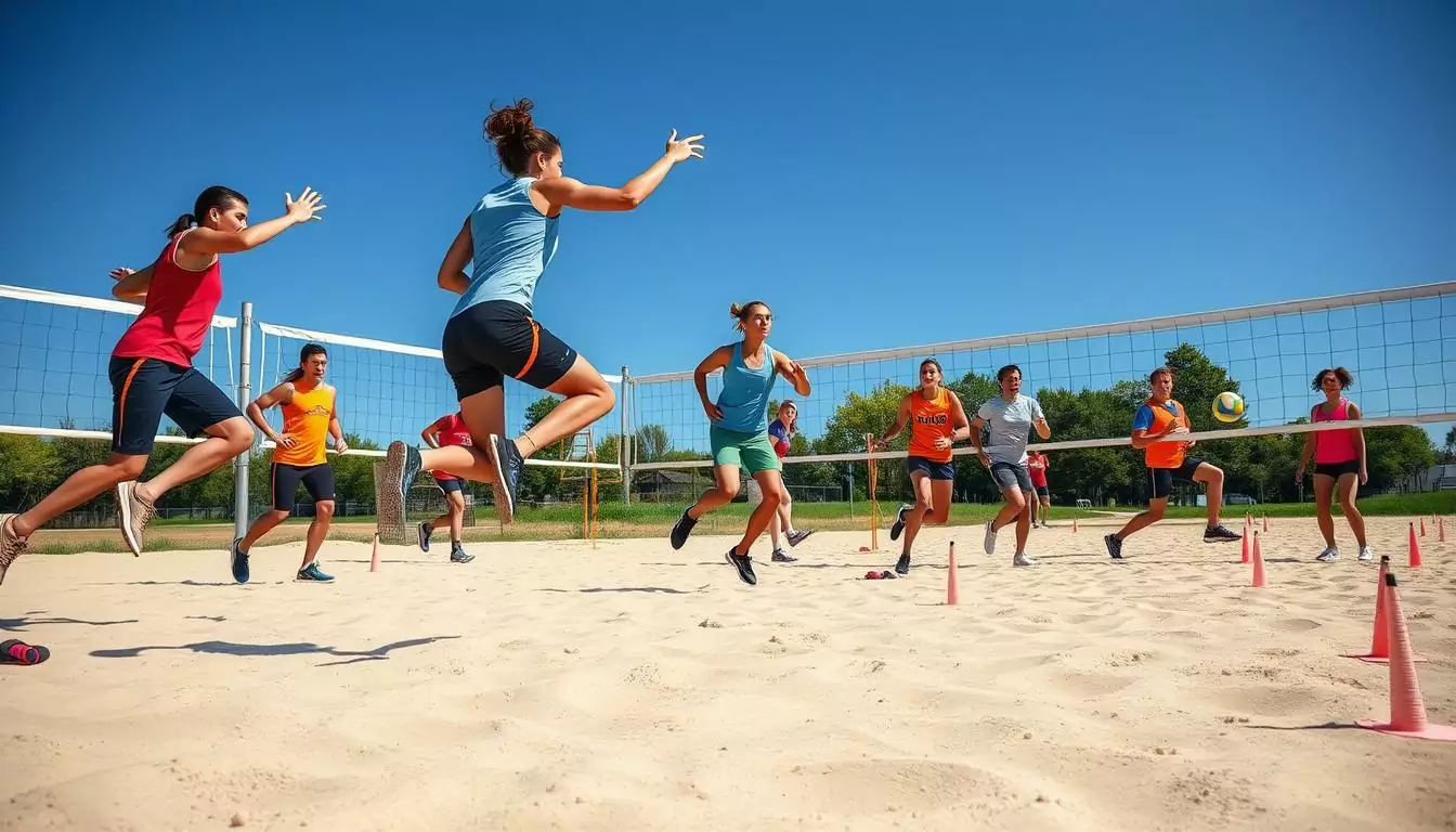 Volleyball conditioning exercises