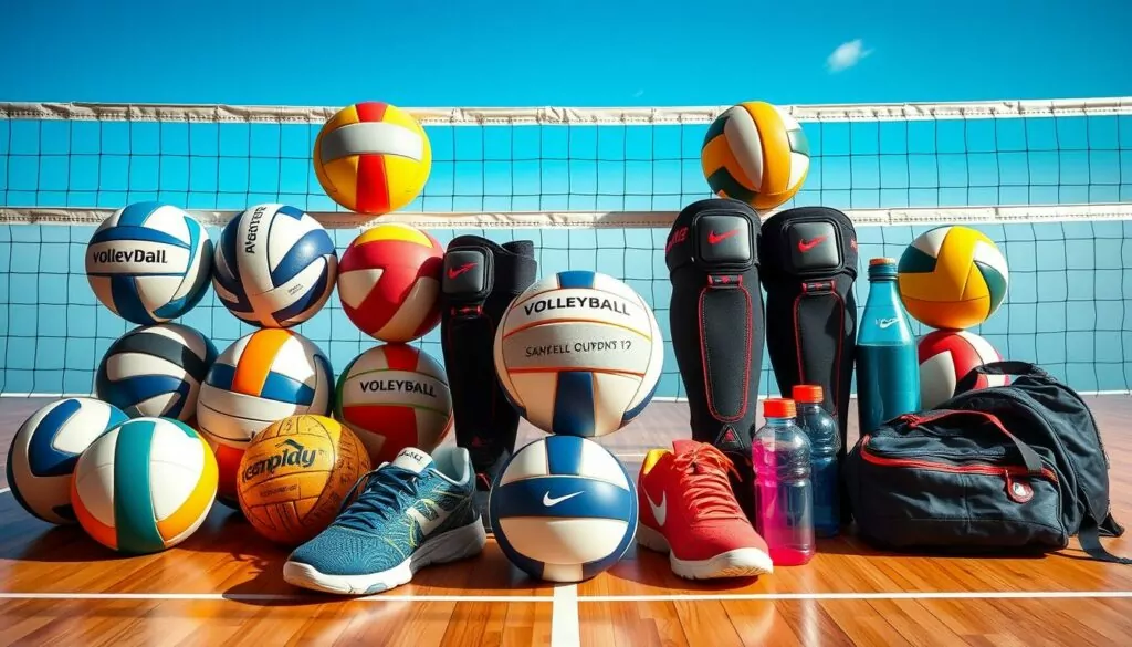 Volleyball equipment selection