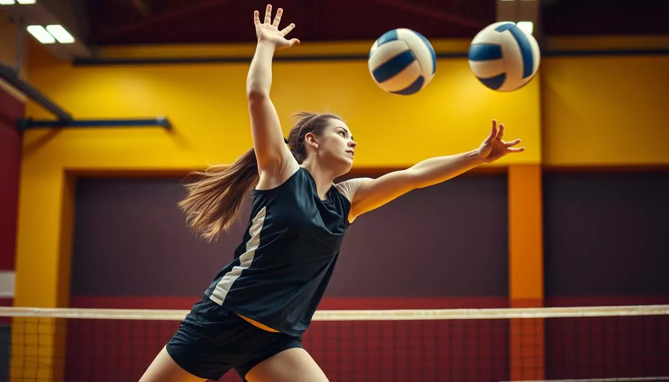 Volleyball hitting techniques