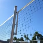 Volleyball net system for indoor and outdoor