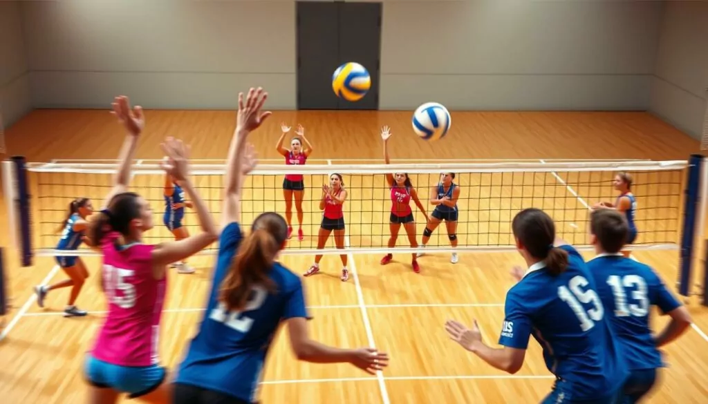 Volleyball offensive strategies