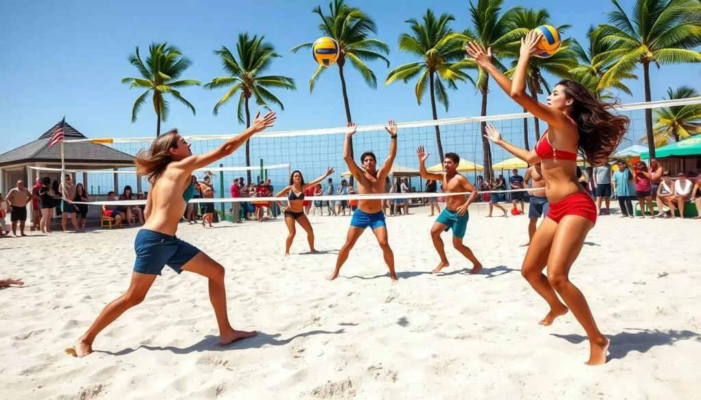 Volleyball passing techniques