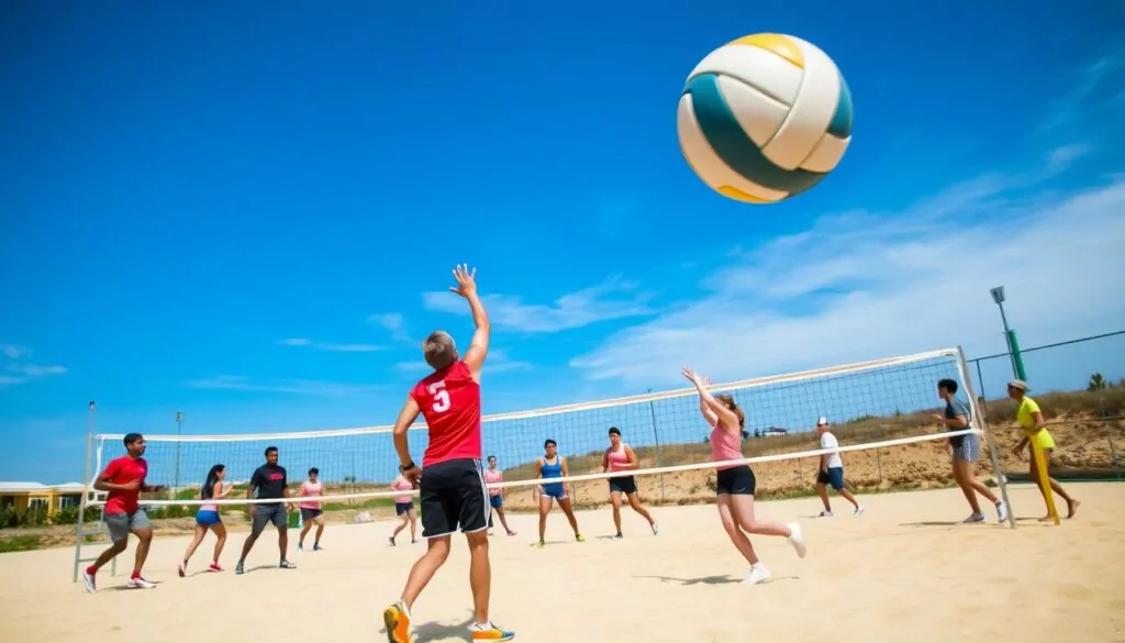 Volleyball serving drills